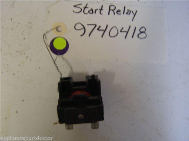 KitchenAid Dishwasher 9740418 Start Relay used part KitchenAid Dishwasher 9740418 Start Relay used part